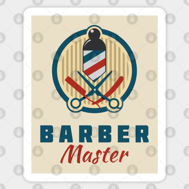 Barber Master Sticker by Toogoo